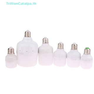 Trillioncatalpa หลอดไฟ LED 3W 5W 7W 9W 12W 15W E27 220V เซนเซอร์ตรวจจับการเคลื่อนไหว สีขาว สําหรับบันได ทางเดิน กลางคืน