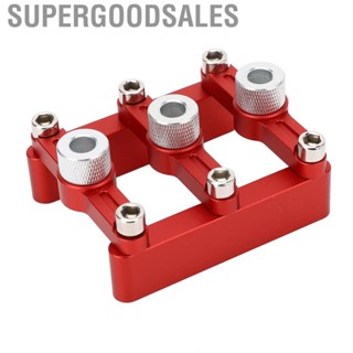 Supergoodsales Hole Drill Guide  Doweling Jig Wide Application Durable Locator for Woodworking