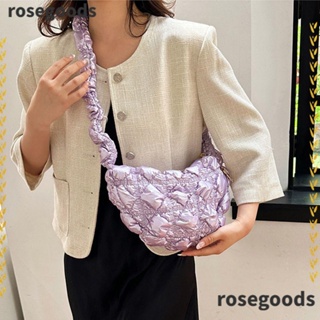 Rosegoods1 กระเป๋าสะพายไหล่ สะพายข้าง แบบพับ ขนาดเล็ก