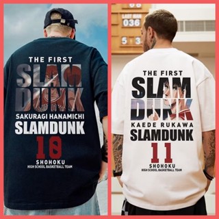 เสื้อยืดคอกลม แขนสั้น พิมพ์ลายอนิเมะ Slam Dunk Master สไตล์ญี่ปุ่น สําหรับผู้ชาย ไซซ์ M-8XL