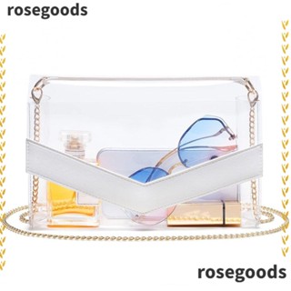 Rosegoods1 กระเป๋าสนามกีฬา ได้รับการอนุมัติ กระเป๋าด้านหน้า กระเป๋าสะพายข้าง ความจุขนาดใหญ่