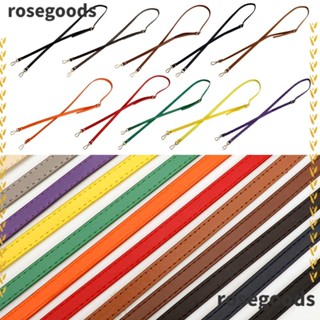 Rosegoods1 สายนาฬิกาข้อมือหนัง 120 ซม. ปรับได้ แบบเปลี่ยน อุปกรณ์เสริม สําหรับกระเป๋าสะพายไหล่