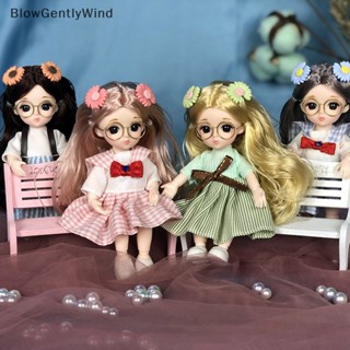 Blowgentlywind ชุดเสื้อผ้า กระโปรง สําหรับตุ๊กตา OB11 16-18 ซม.