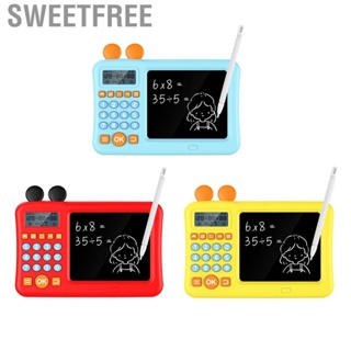 Sweetfree Kids Calculator with Notepad Addition Subtraction Multiplication Division Math Learning Machine WordPad