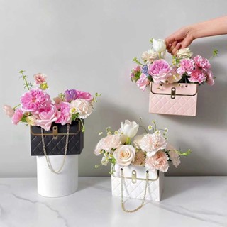 4Pcs Bouquet Boxes Flower Bag Portable for Holiday Arrangements Photo Props