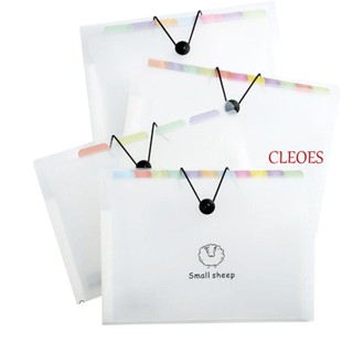 Cleoes กระเป๋าออแกไนเซอร์ แบบใส หลายชั้น จุของได้เยอะ สําหรับใส่บัตร ใบเสร็จ ตั๋ว