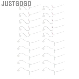 Justgogo 10PCS Hearing Device  Tube Magnify Compact Plastic Replacement