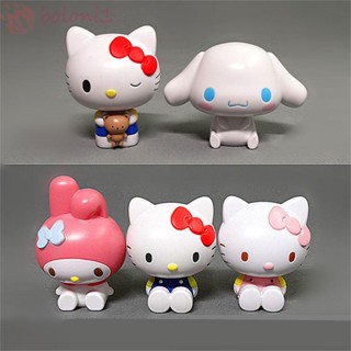 [COD] ฟิกเกอร์ PVC อนิเมะ My Melody Cinnamorolled สําหรับตกแต่งเค้กเด็ก