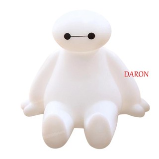 Daron อุปกรณ์เสริมที่วางโทรศัพท์มือถือ ลายการ์ตูน Baymax ขนาดใหญ่ สีขาว