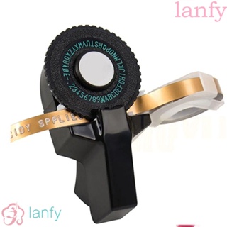 Lanfy เครื่องเขียน ลายนูน ฉลาก 3D ขนาดเล็ก แบบพกพา อเนกประสงค์|ครัวเรือน