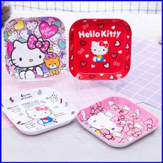 Yt1 จานเมลามีนเรซิ่น ลายการ์ตูน Hello Kitty Sullivan Frozen น่ารัก สําหรับใส่ขนมขบเคี้ยว ผลไม้ TY1