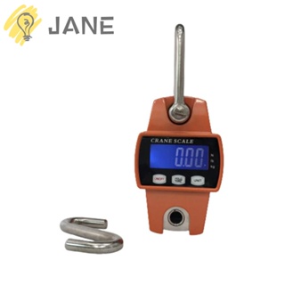 Jane เครื่องชั่งน้ําหนักดิจิทัล หน้าจอ LCD 660 ปอนด์ สีส้ม