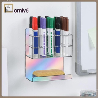 [Homyl5] ที่วางปากกา แบบติดผนัง 2 ชั้น อเนกประสงค์ พร้อม 15 ชิ้น