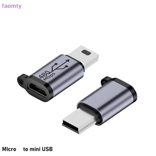 Faomty อะแดปเตอร์แปลง USB-C เป็น Micro USB Type-C ตัวเมีย เป็น Micro USB ตัวผู้ สําหรับโทรศัพท์มือถือ แท็บเล็ต กล้อง 1 ชิ้น