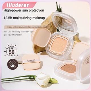 Wodwod ไวท์เทนนิ่งครีมกันแดดแต่งหน้า Light Pad Liquid Foundation Moisturizing Moisturizing คอนซีลเลอร์ควบคุมความมันกันน้ำไม่ถอดแต่งหน้า HO