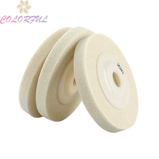 【COLORFUL】Heat Dissipation Sponge Fiber Grinding Wheels for Stone Marble Granite Pack of 6