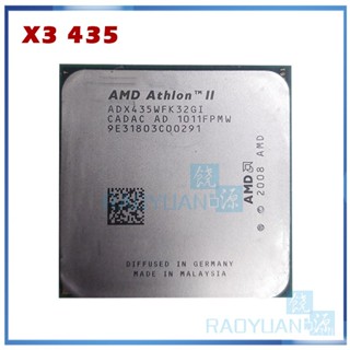 ซ็อกเก็ตโปรเซสเซอร์ CPU Athlon II X3 435 X3-435 2.9 GHz ADX435WFK32GI ADX435WFK32GM AM3