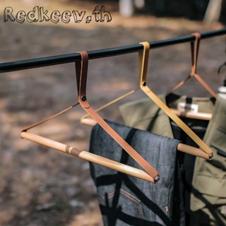 Redkeev™ ไม้แขวนเสื้อ ผ้าขนหนู ไม้บีช เรียบง่าย สําหรับตั้งแคมป์ กลางแจ้ง ที่บ้าน