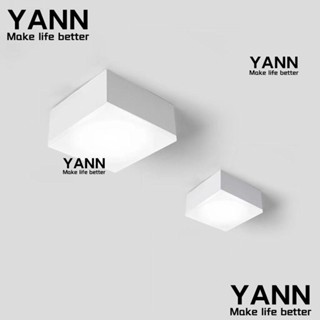 Yann1 โคมไฟติดผนังพื้นผิว LED สี่เหลี่ยม สร้างสรรค์ สําหรับตกแต่งบ้าน ห้องนั่งเล่น ในร่ม