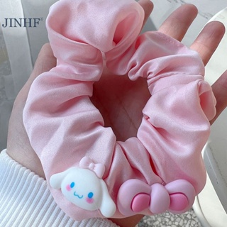 Blowgentlyflower ยางรัดผม ลายอนิเมะ Sanrio Cinnamoroll น่ารัก สีชมพู สําหรับเด็กผู้หญิง