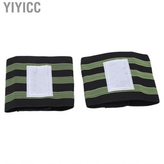 Yiyicc Arm Reflective Bands  Highly Adhesion Hook Cycling Strap Nylon Adhesive Belt for Teammates Passers‑by Vehicles