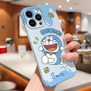 เคสโทรศัพท์มือถือแบบแข็ง กันกระแทก ลายการ์ตูนโดราเอมอน แมว สําหรับ iPhone 14 13 12 Pro Max 12 Mini 13 Mini 14 Plus