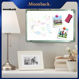 &lt;moonback&gt; กระดานไวท์บอร์ด กรอบอลูมิเนียม พรีเมี่ยม พร้อมฟิล์มปิด มีมาร์กเกอร์ 8 สี และยางลบ สําหรับสํานักงาน โรงเรียน และบ้าน