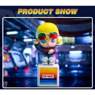 ของเล่นฟิกเกอร์ Pop Mart MOLLY Back to the Future น่ารัก สร้างสรรค์ ของขวัญ สําหรับตกแต่งบ้าน 1EEN