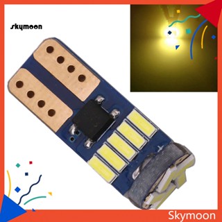 Skym* T10 4014 W5W หลอดไฟ LED แคนบัส สําหรับติดป้ายทะเบียนรถยนต์