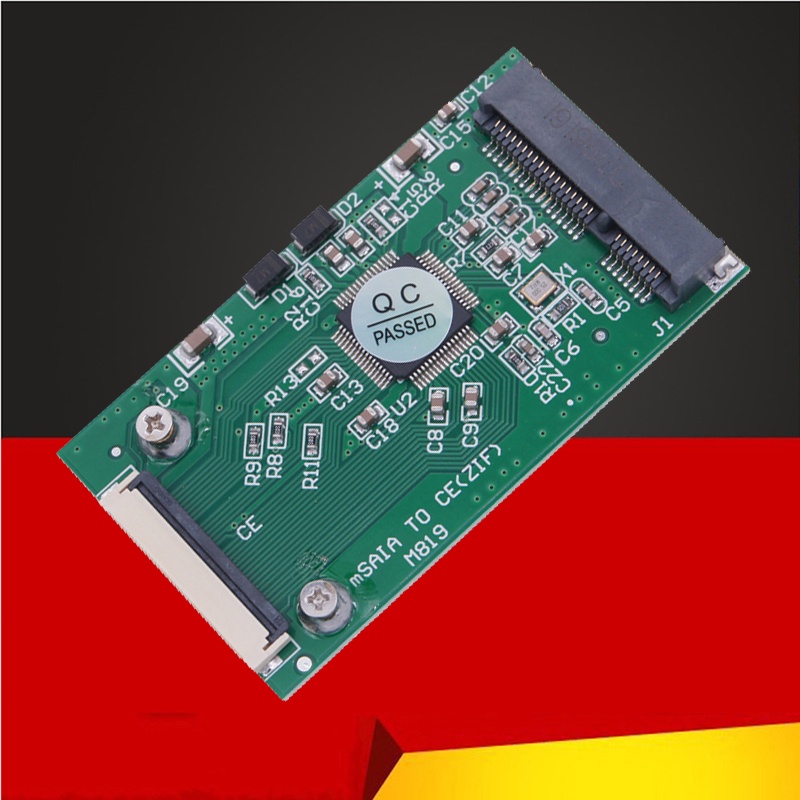 อะแดปเตอร์บอร์ดแปลง mSATA เป็น CE ZIF SATA mSATA PCIE SSD เป็น 40pin 1.8 นิ้ว ZIF CE สําหรับ IPOD Toshiba Hitachi SSD