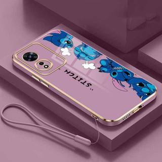 เคสโทรศัพท์มือถือ กันกระแทก ลายการ์ตูนมอนสเตอร์ พร้อมสายคล้อง สําหรับ OPPO A98 A78 5G A78 4G OPPO A17 A17K A77s A57 4G