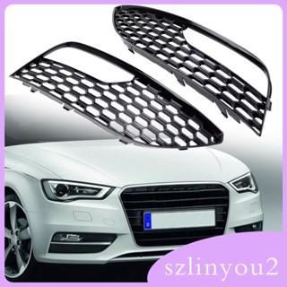 [szlinyou2] กระจังครอบไฟตัดหมอก 8V 2 ชิ้น3807681 8v3807682 สําหรับ A3 S3 2012-2016