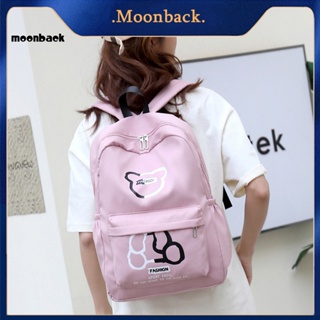 &lt;moonback&gt; กระเป๋านักเรียน แบริ่ง แข็งแรง หลายช่อง สําหรับนักเรียน เดินทาง