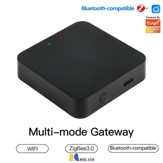 Aubess Tuya Zigbee 3.0 Smart Gateway Hub Smart Home Bridge Smart Life App รีโมทคอนโทรลไร้สายทำงานร่วมกับ Alexa Google MOLISA