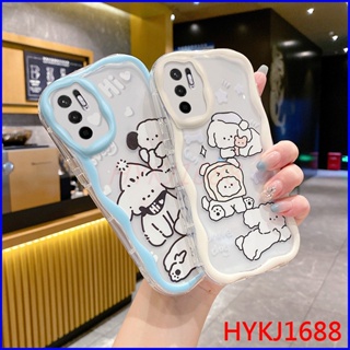 เคส Redmi note 10 5G เคส Poco M3 Pro 5G เคสโทรศัพท์มือถือ ซิลิโคน tpu ใส ลายการ์ตูนครีม แฟชั่น สําหรับ NYW