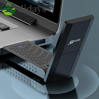 อะแดปเตอร์รับสัญญาณ Wifi USB 1800Mbps ระยะไกล 2.4Ghz 5Ghz [Didays.th]