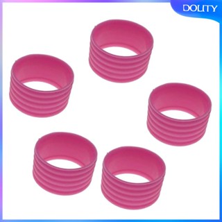 [dolity] ด้ามจับไม้เทนนิส แบดมินตัน สีเหลือง 5 แพ็ค