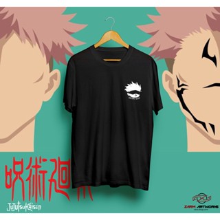 ขายดี เสื้อยืด ผ้าฝ้าย 100% พิมพ์ลาย Jujutsu Kaisen Satoru Gojo สําหรับผู้ชาย 2023 979101