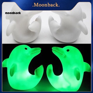 &lt;moonback&gt; โคมไฟกลางคืน LED รูปปลาโลมาน่ารัก เปลี่ยนสีได้ 7 สี สําหรับตกแต่ง