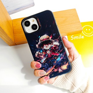 เคสโทรศัพท์มือถือ ลายการ์ตูนลูฟี่ One Piece แนวสตรีท แฟชั่น สําหรับ iPhone 11pro 14 12 13 11 Pro Max 12mini 13mini