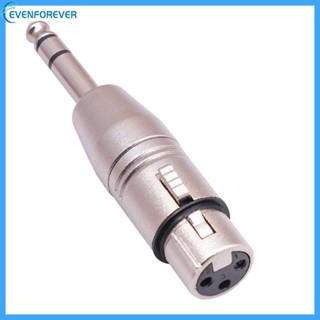 Ev XLR อะแดปเตอร์แปลงไมค์ 3 Pin Female to 6 35 มม. 1 4 TS Plug สําหรับไมค์