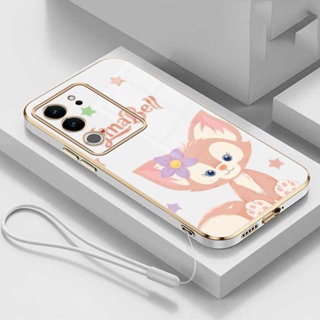 เคสโทรศัพท์มือถือ TPU แบบนิ่ม ขอบสี่เหลี่ยม หรูหรา สําหรับ VIVO V29 5G V29E V29 Pro