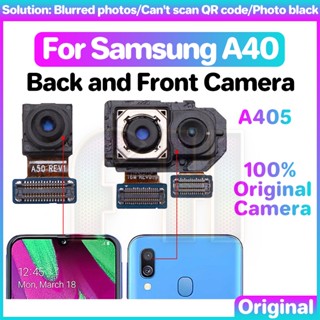 โมดูลริบบิ้นกล้องหน้า หลัง สําหรับ Samsung Galaxy A40 A405 Ultra Wide Back Macro Depth