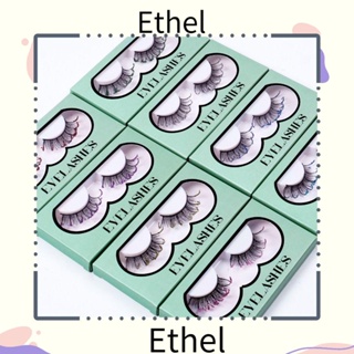 Ethel1 ขนตาปลอม แบบหนา ยาว ดูเป็นธรรมชาติ แฮนด์เมด สําหรับวันฮาโลวีน