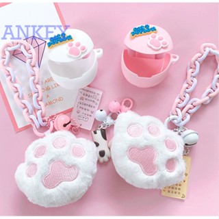 OPPO Enco Air 3 Case Bluetooth Headset Air3 Encoair3 Silicone Protective Cute Cartoon Plush Cat Claw Anti Drop Soft