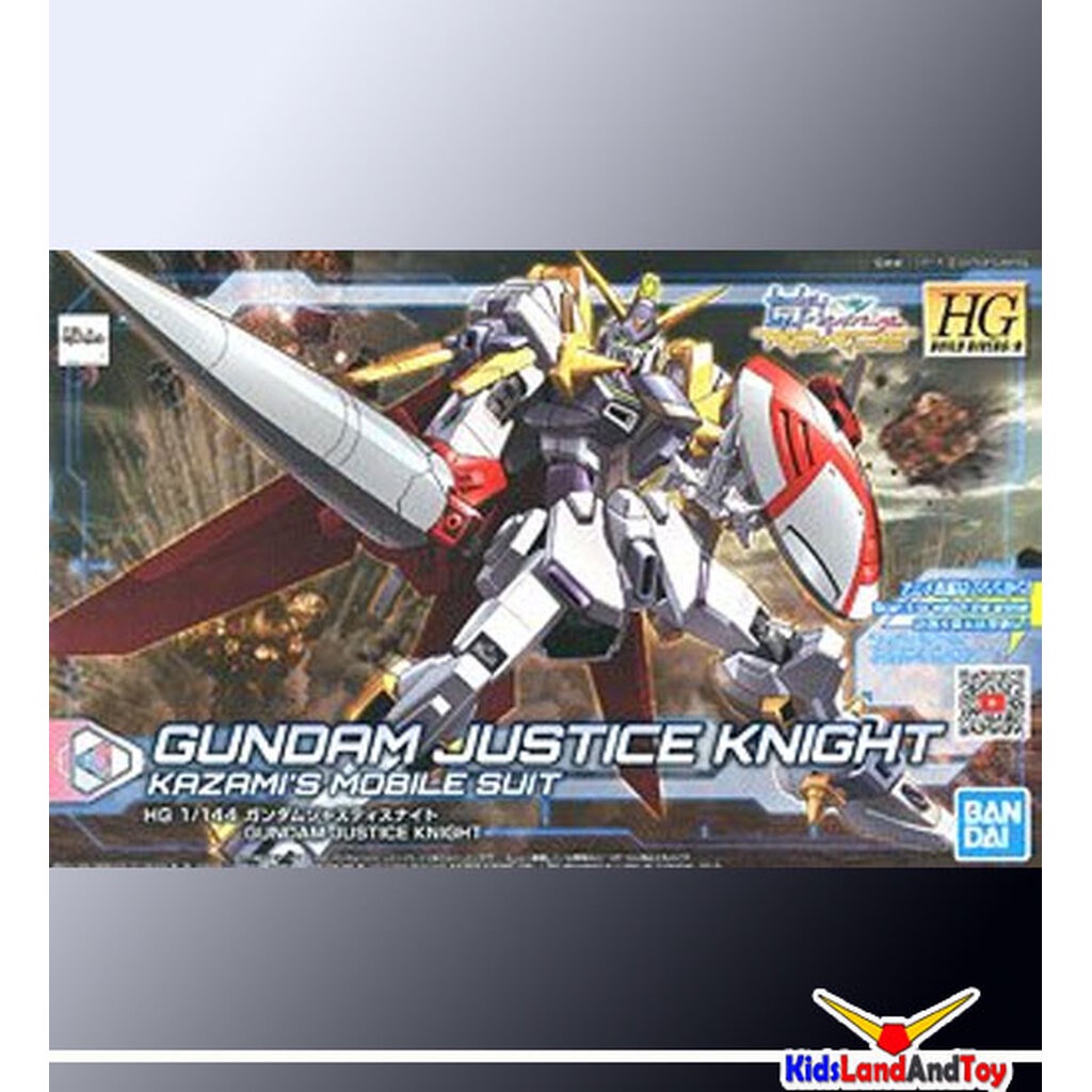 (เหลือ1ชิ้น) HG1/144 Build Divers: R , 04 Gundam Justice Knight (HGBD:R) (Gundam Model Kits 45731025