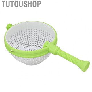 Tutoushop Spinning Colander  Plastic Spinning Strainer  for Home