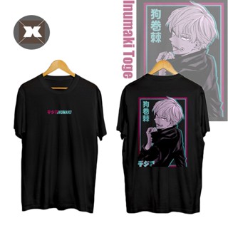 JUJUTSU KAISEN T-shirt Short Sleeve Tops Thin Milk Silk Tee Casual Loose Shirt Inumaki Toge Gojo Yuji Anime Plus Si_03