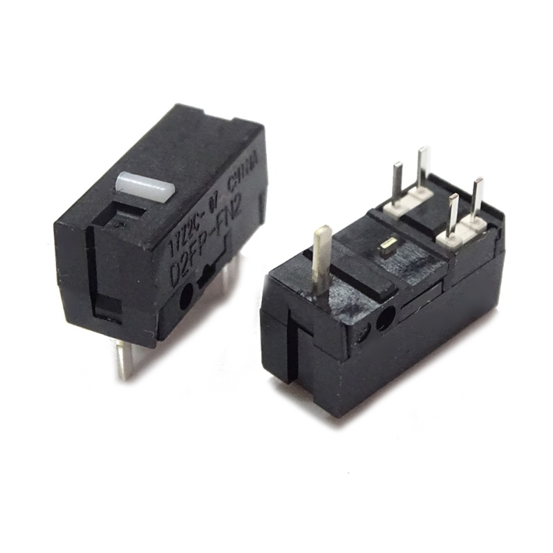 KIN 2PCS เมาส์ Micro Switch D2FP-FN2 ปุ่มสําหรับ ROG Gladius III AimPoint 36K