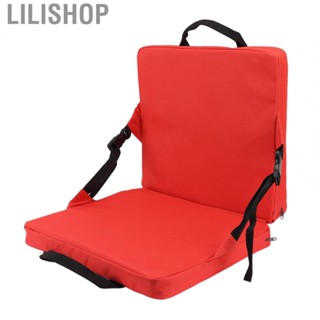 Lilishop Stadium Folding Chair Cushion Oxford Cloth Portable Stadium Seat Cushion Comfortable for  Field for Lawn